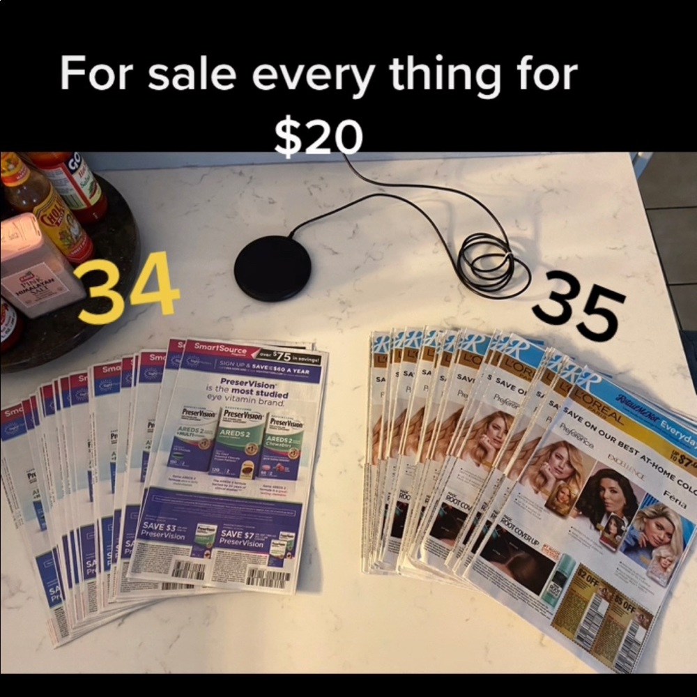 Newspaper coupons